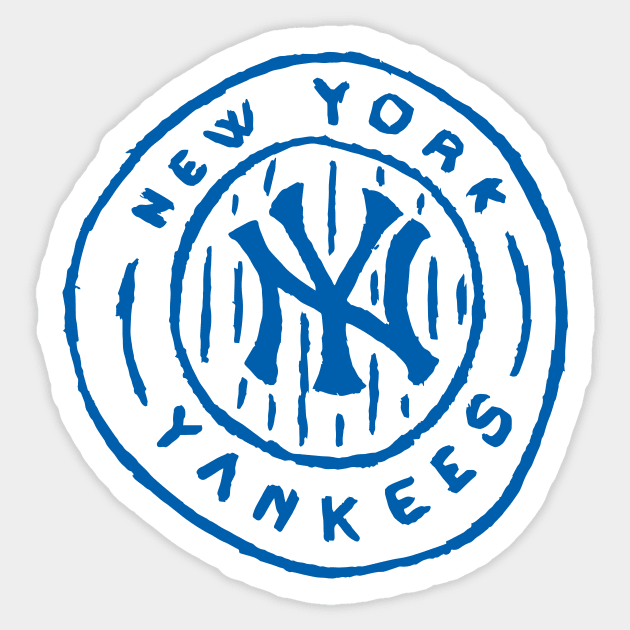 New York Yankeeeees Sticker by Very Simple Graph